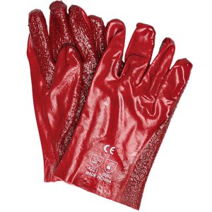 2033_PVC_GLOVE_RED_HEAVYWEIGHT_TOWELLING_LINER