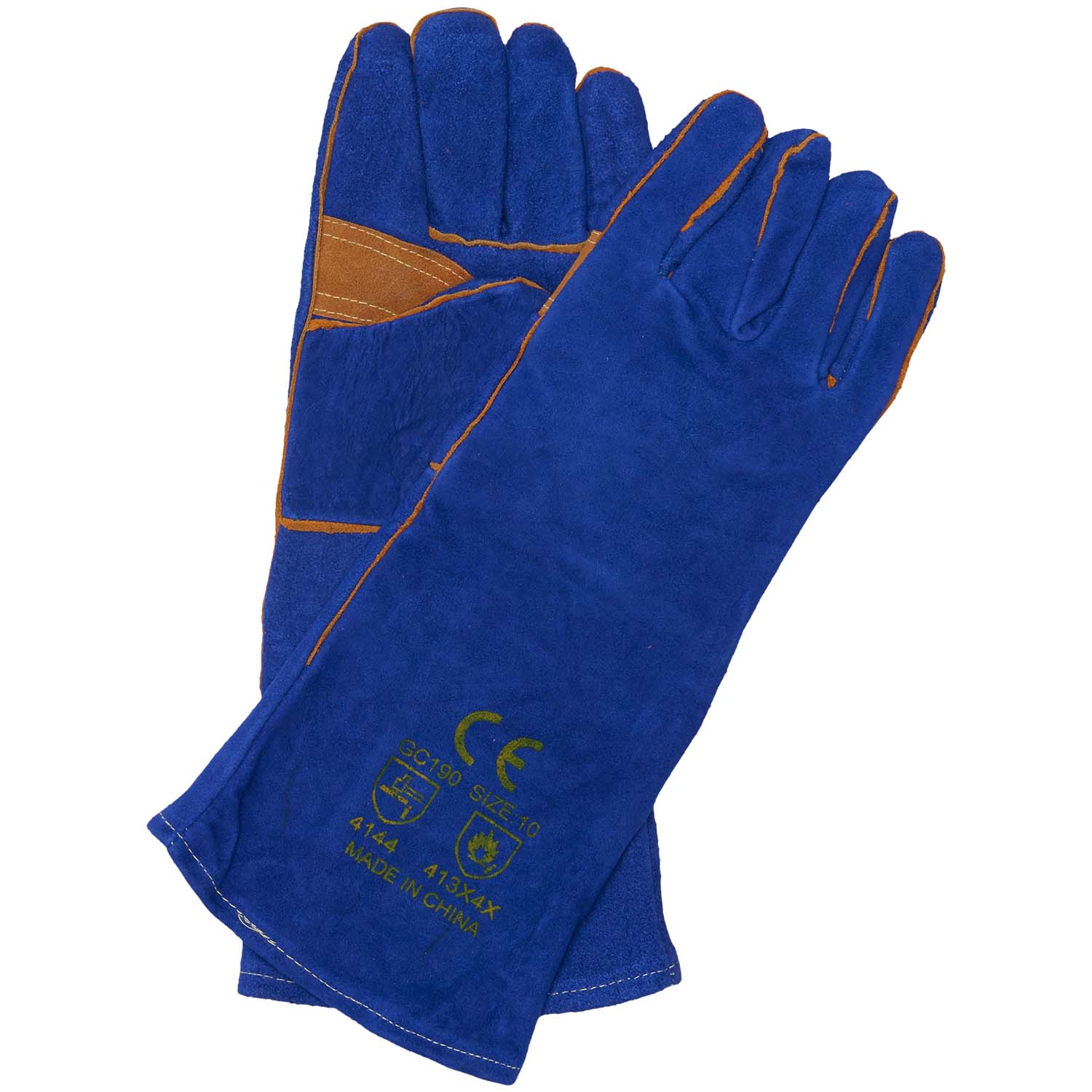 2043_BLUE_LINED_WELDING GLOVES_5INCH-CUFF_BACK
