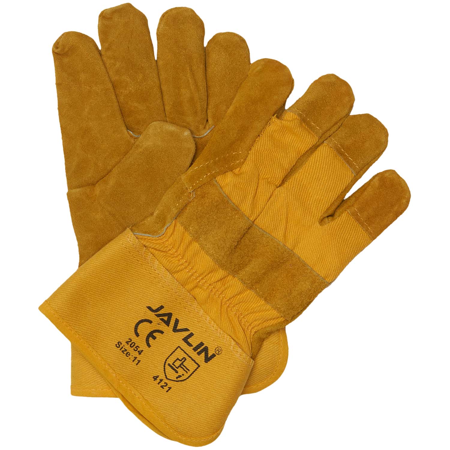 2054_YELLOW_LEATHER_FREEZER_GLOVE