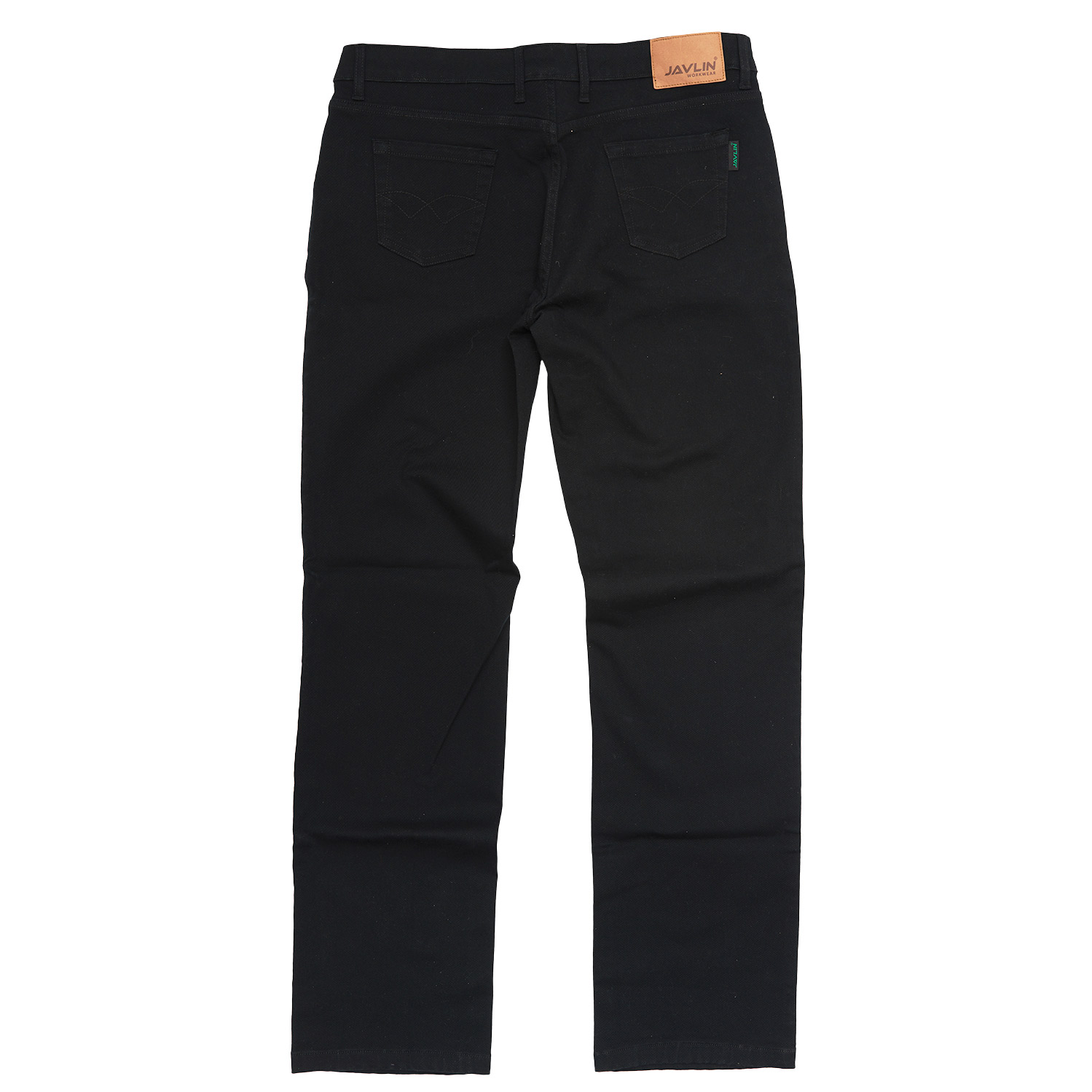 6741_JAVLIN_WOMENS_DENIM_WORK_JEANS_BLACK_BACK